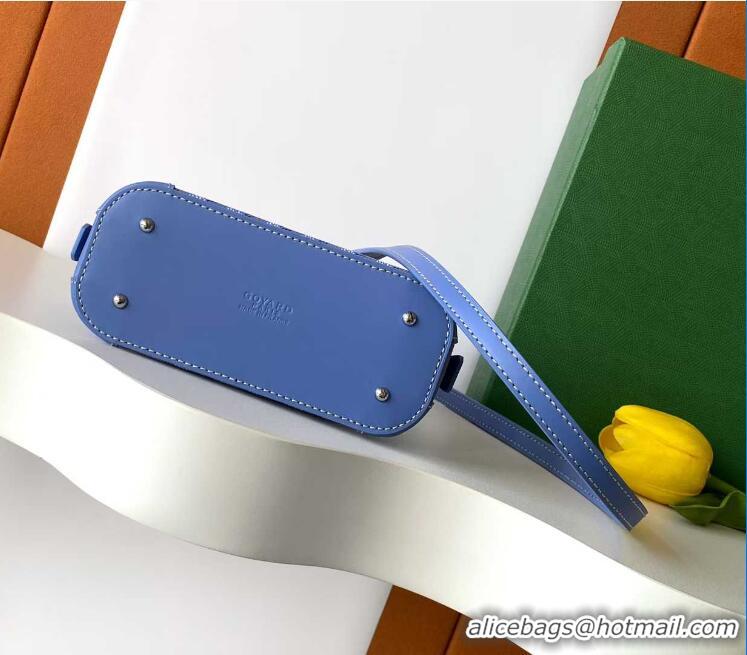 Grade Design Goyard Chevroches Vendome Nano Top Handle Bag Mini 2158 Light Blue