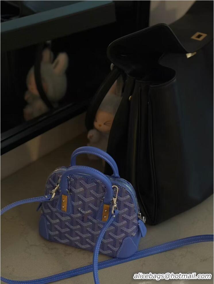 Grade Design Goyard Chevroches Vendome Nano Top Handle Bag Mini 2158 Light Blue