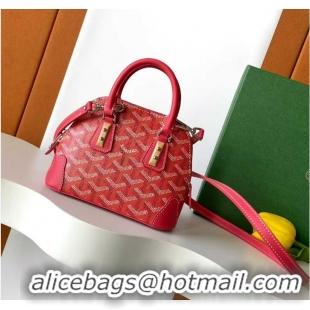 Top Quality Goyard Chevroches Vendome Nano Top Handle Bag Mini 2158 Red
