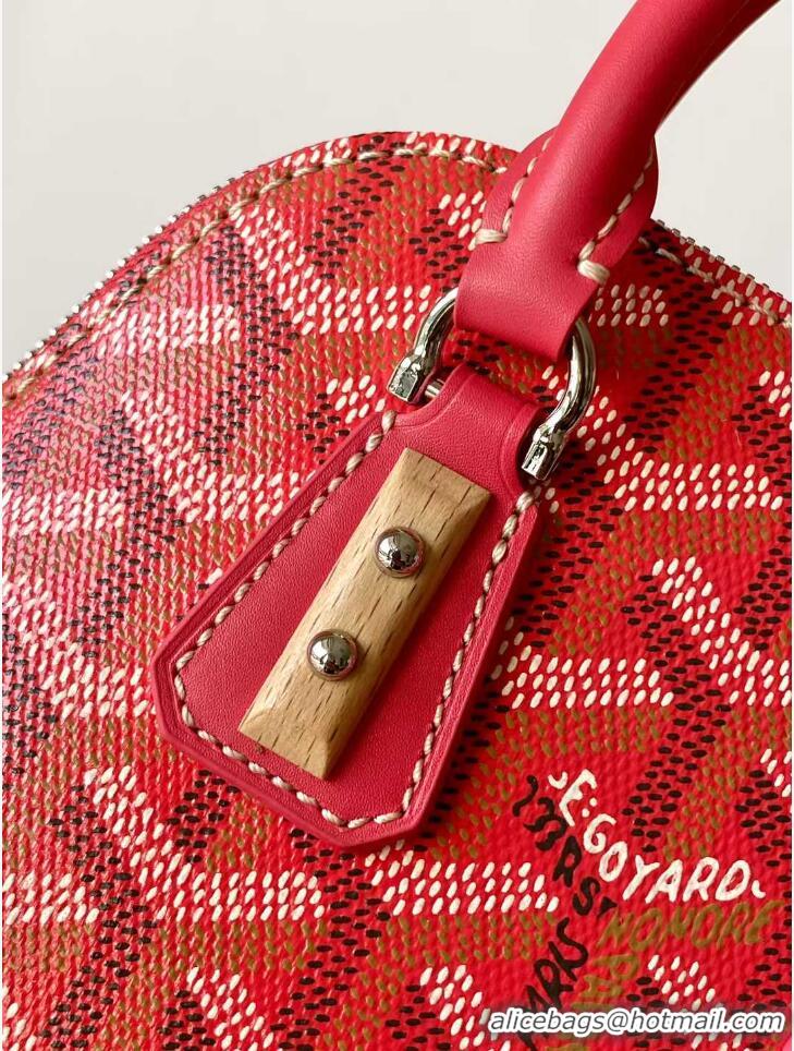 Top Quality Goyard Chevroches Vendome Nano Top Handle Bag Mini 2158 Red