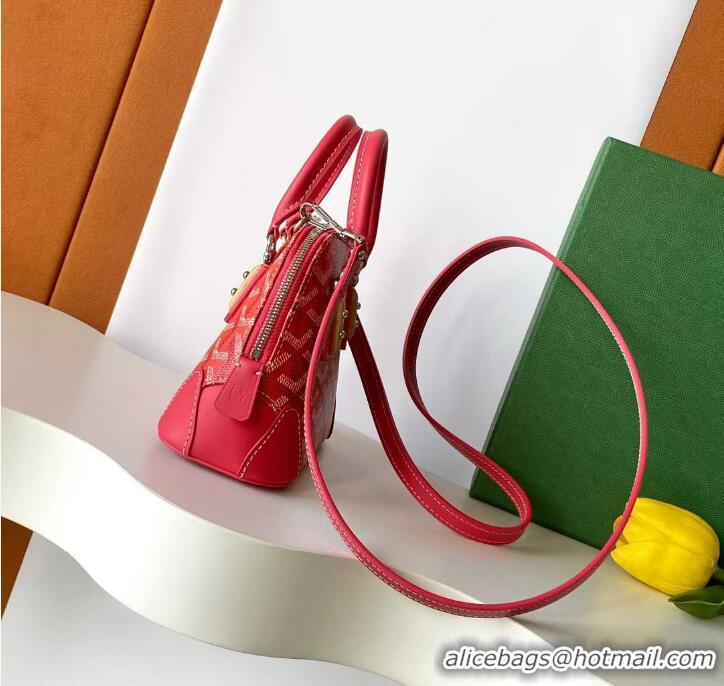 Top Quality Goyard Chevroches Vendome Nano Top Handle Bag Mini 2158 Red