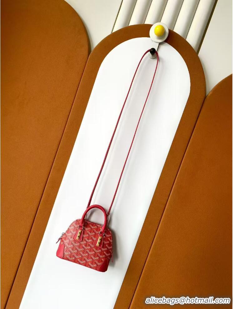 Top Quality Goyard Chevroches Vendome Nano Top Handle Bag Mini 2158 Red