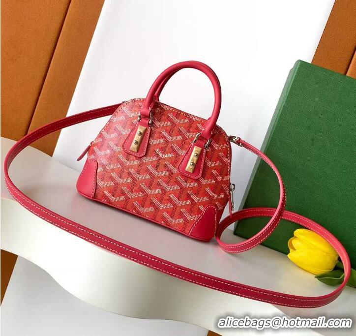 Top Quality Goyard Chevroches Vendome Nano Top Handle Bag Mini 2158 Red