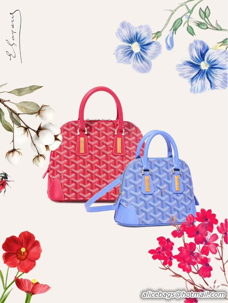 Top Quality Goyard Chevroches Vendome Nano Top Handle Bag Mini 2158 Red