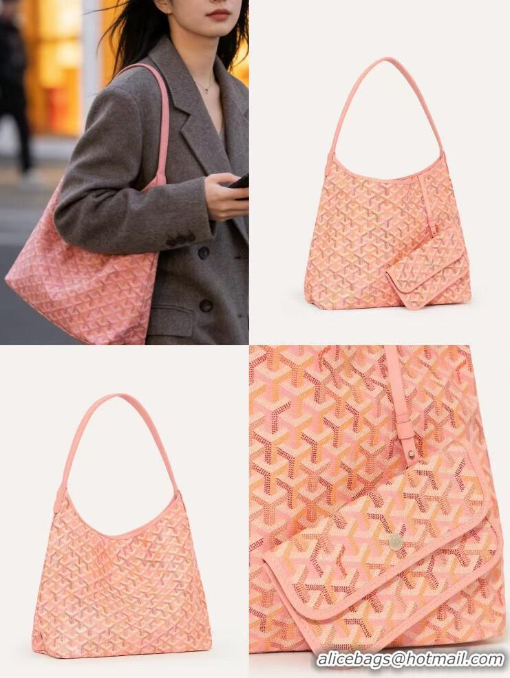 Grade Design Goyard Hobo Boheme Bag Mini 020225 Multicolored Powder Pink