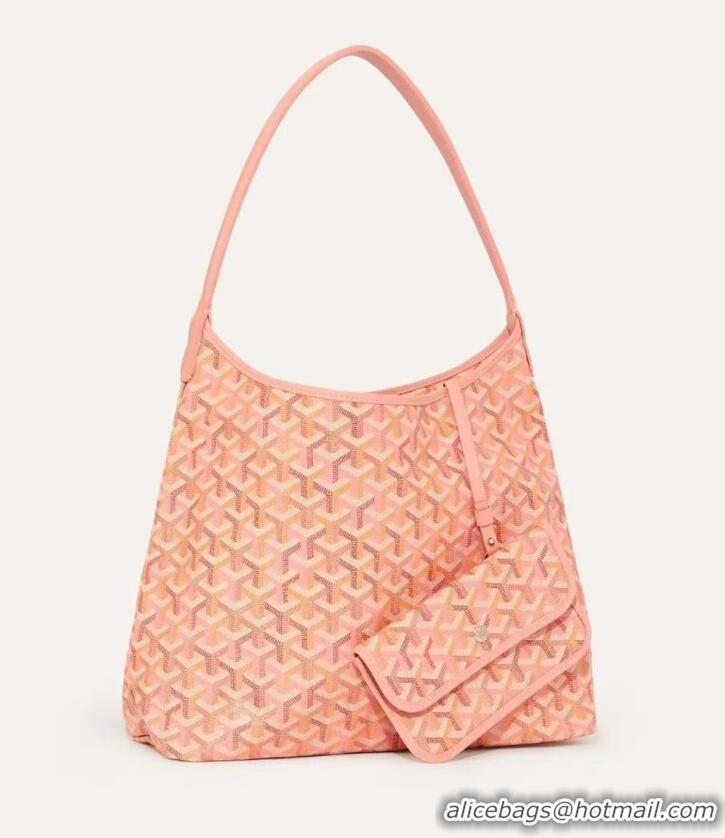 Grade Design Goyard Hobo Boheme Bag Mini 020225 Multicolored Powder Pink