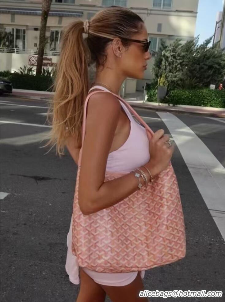 Grade Design Goyard Hobo Boheme Bag Mini 020225 Multicolored Powder Pink