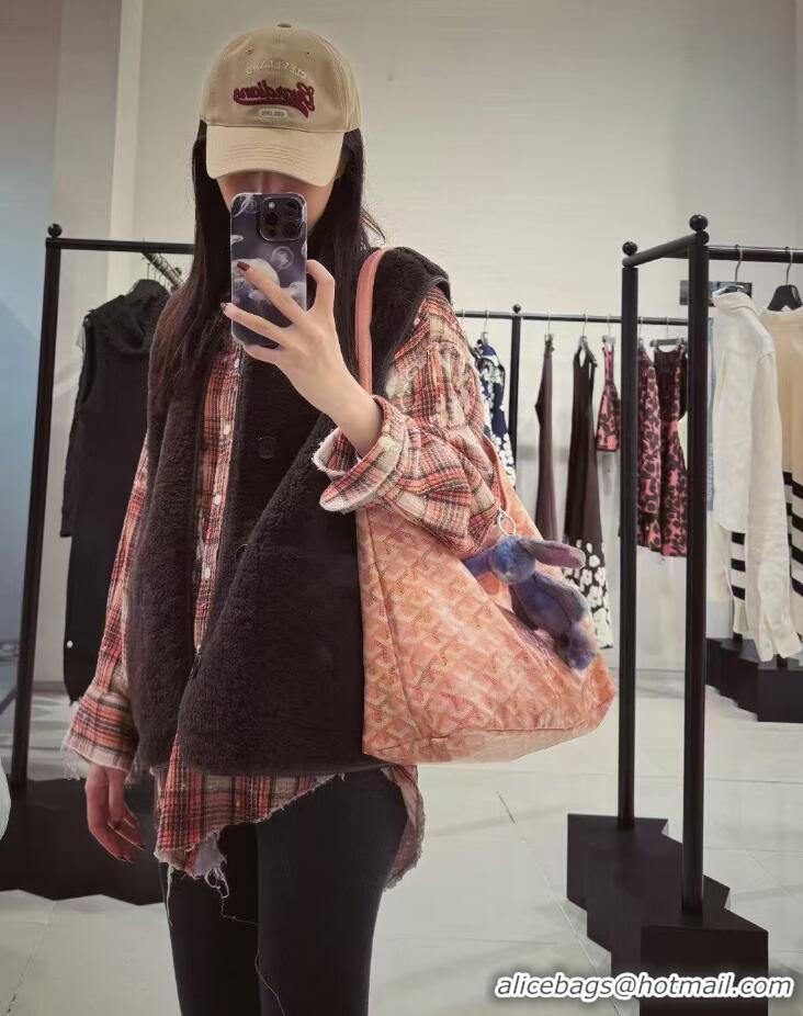 Grade Design Goyard Hobo Boheme Bag Mini 020225 Multicolored Powder Pink