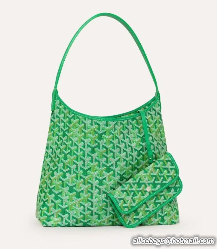 Top Quality Goyard Hobo Boheme Bag Mini 020225 Multicolored Meadow Green