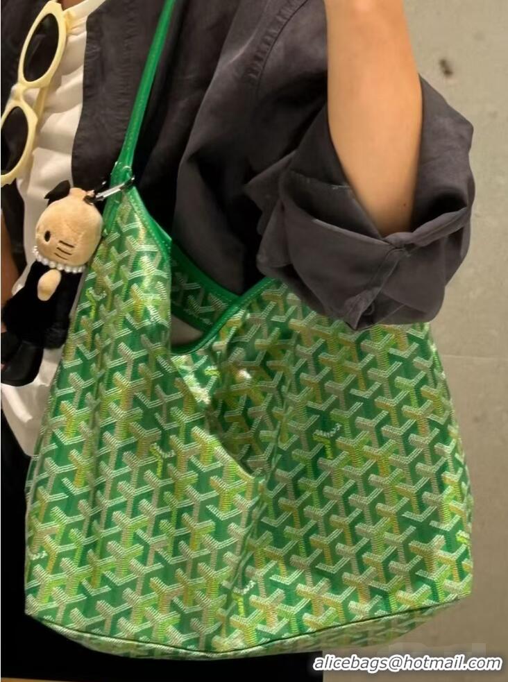 Top Quality Goyard Hobo Boheme Bag Mini 020225 Multicolored Meadow Green