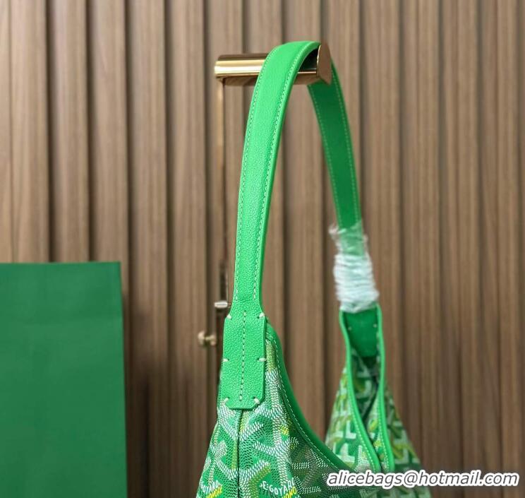 Top Quality Goyard Hobo Boheme Bag Mini 020225 Multicolored Meadow Green