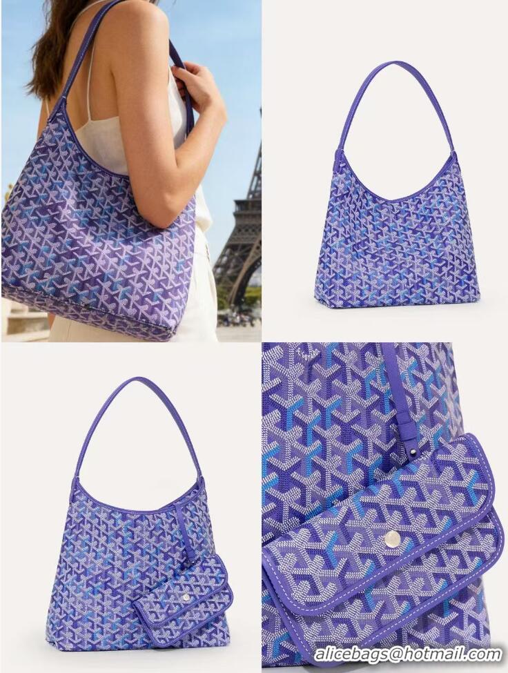 Buy Cheap Goyard Hobo Boheme Bag Mini 020225 Multicolored Blueberry Purple