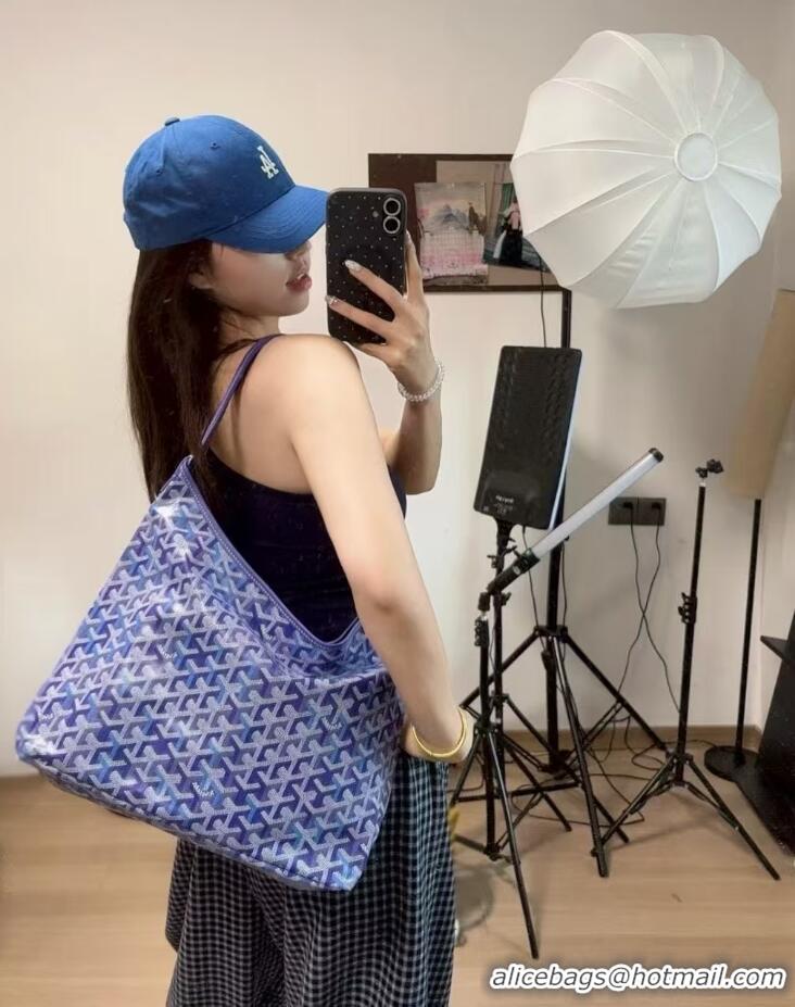 Buy Cheap Goyard Hobo Boheme Bag Mini 020225 Multicolored Blueberry Purple