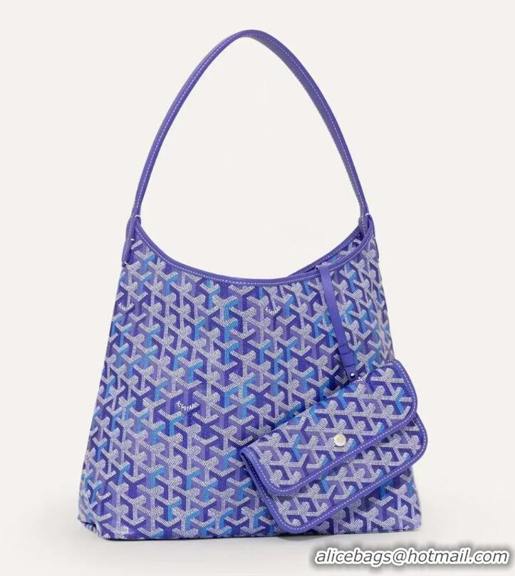 Buy Cheap Goyard Hobo Boheme Bag Mini 020225 Multicolored Blueberry Purple