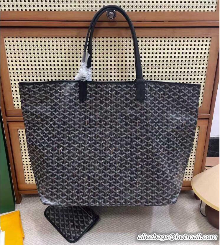 Buy Grade Goyard Original Saint Louis Tote Bag XXL 2376 Black