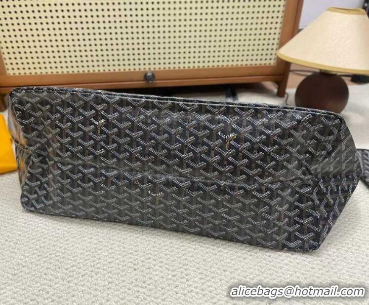 Buy Grade Goyard Original Saint Louis Tote Bag XXL 2376 Black