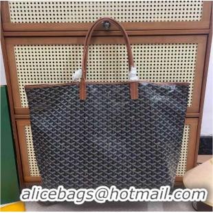 Wholesale Goyard Original Saint Louis Tote Bag XXL 2376 Black And Tan