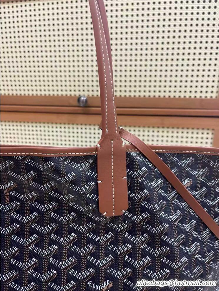 Wholesale Goyard Original Saint Louis Tote Bag XXL 2376 Black And Tan