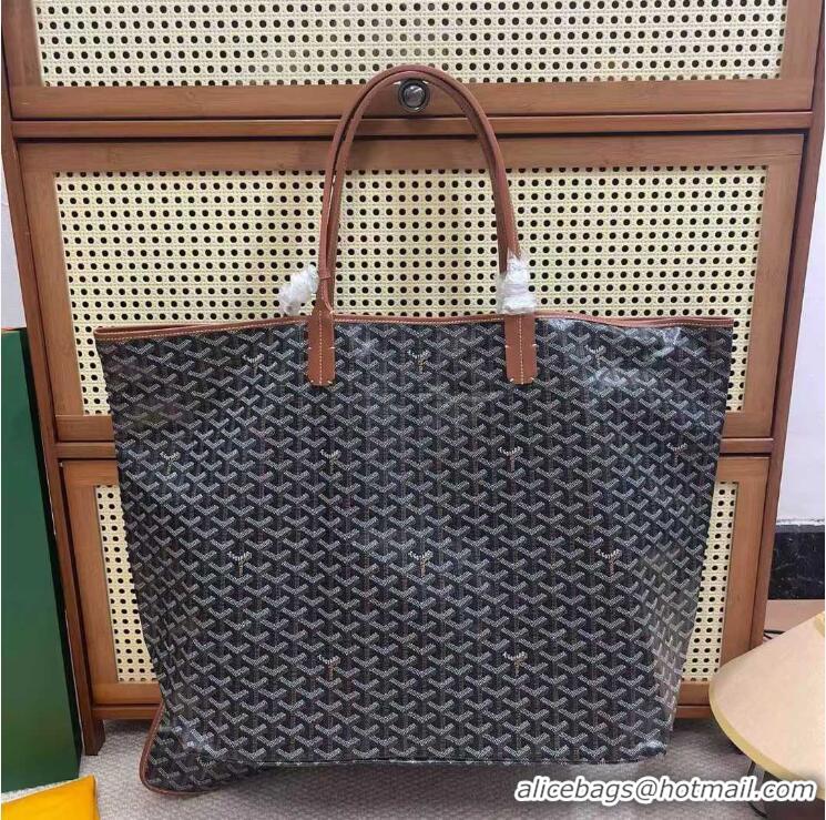 Wholesale Goyard Original Saint Louis Tote Bag XXL 2376 Black And Tan