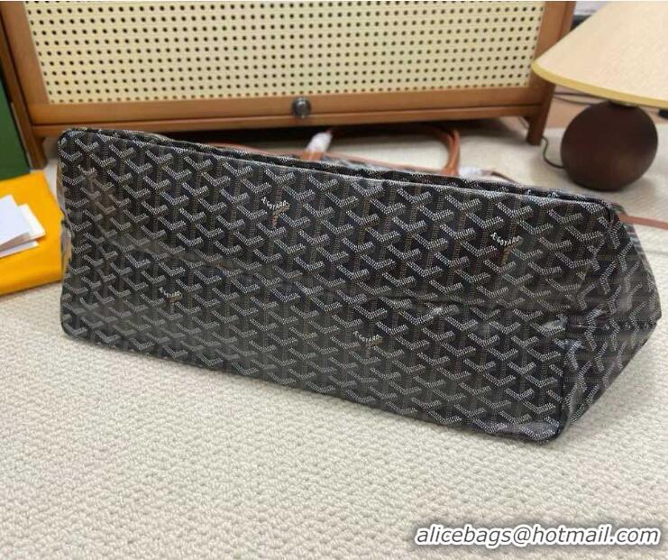 Wholesale Goyard Original Saint Louis Tote Bag XXL 2376 Black And Tan