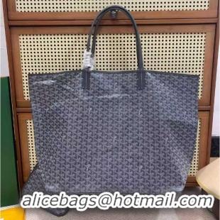 Luxury Classic Goyard Original Saint Louis Tote Bag XXL 2376 Dark Grey