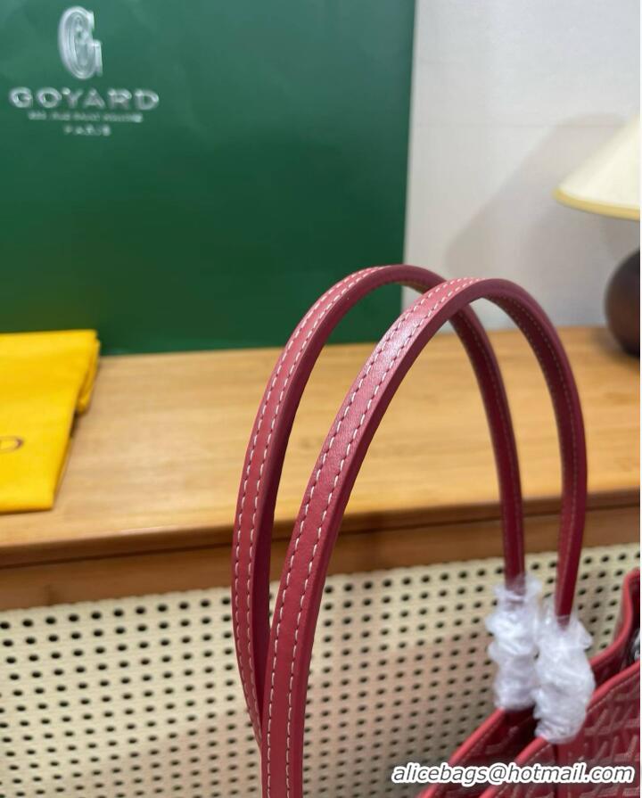 Hot Sale Goyard Artois Original Zipper Bag GM 00319 Red