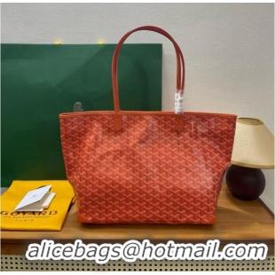 Top Quality Goyard Artois Original Zipper Bag GM 00319 Orange