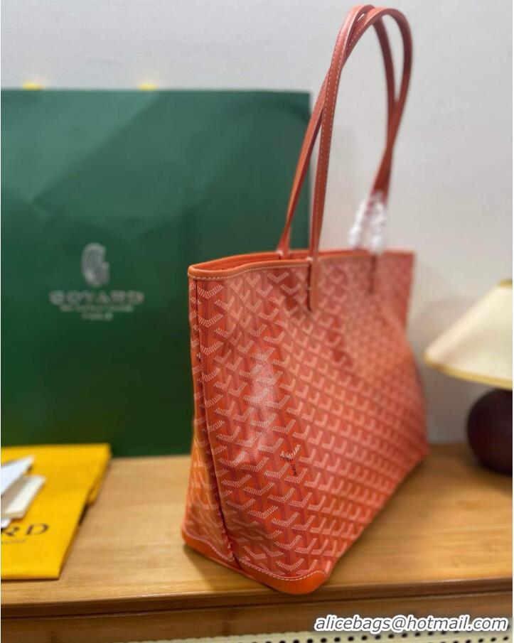 Top Quality Goyard Artois Original Zipper Bag GM 00319 Orange