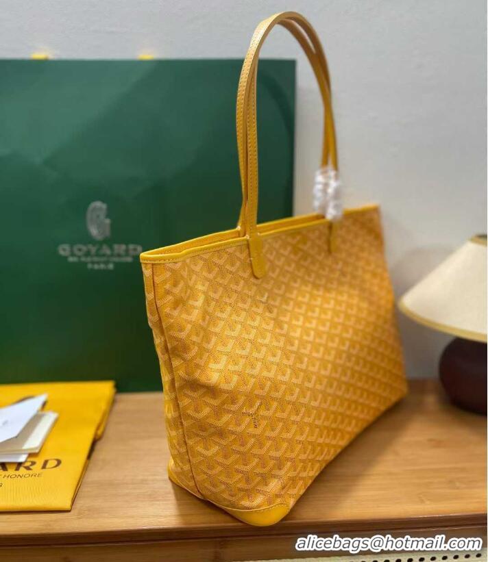 Discount Goyard Artois Original Zipper Bag GM 00319 Yellow