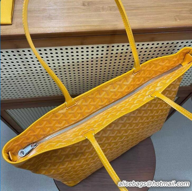 Discount Goyard Artois Original Zipper Bag GM 00319 Yellow