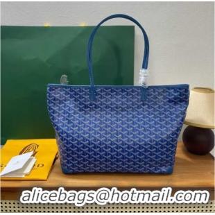 Modern Goyard Artois Original Zipper Bag GM 00319 Light Blue