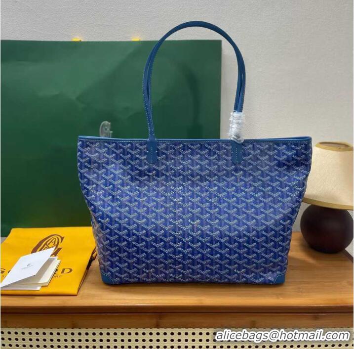 Modern Goyard Artois Original Zipper Bag GM 00319 Light Blue
