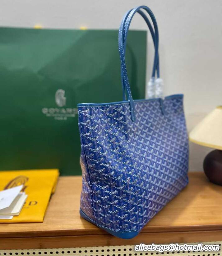 Modern Goyard Artois Original Zipper Bag GM 00319 Light Blue