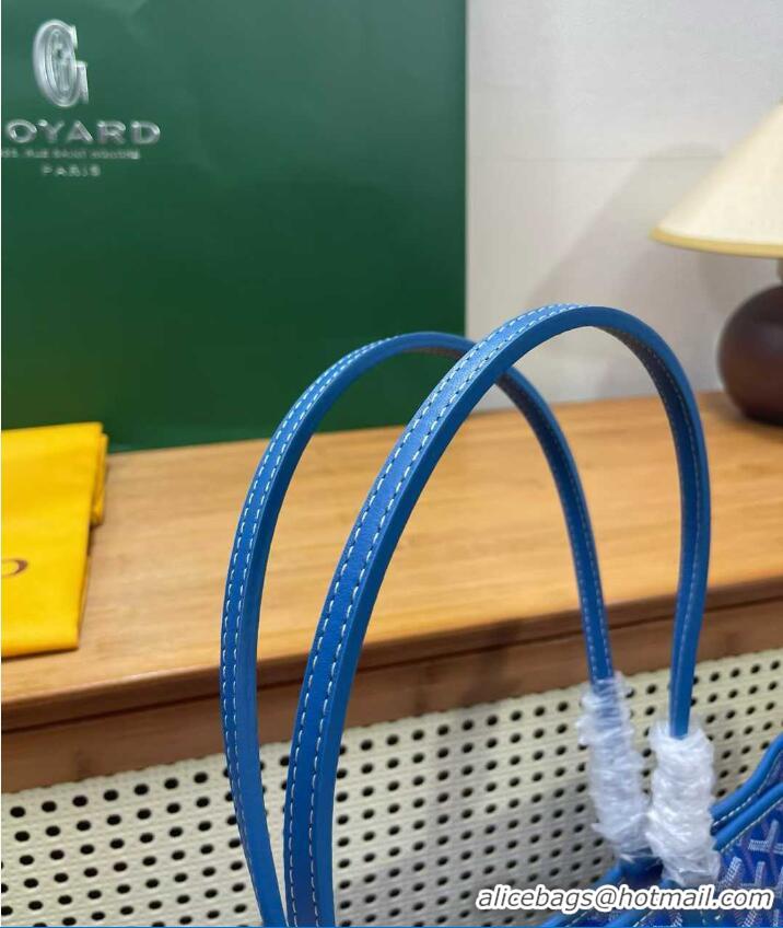 Modern Goyard Artois Original Zipper Bag GM 00319 Light Blue