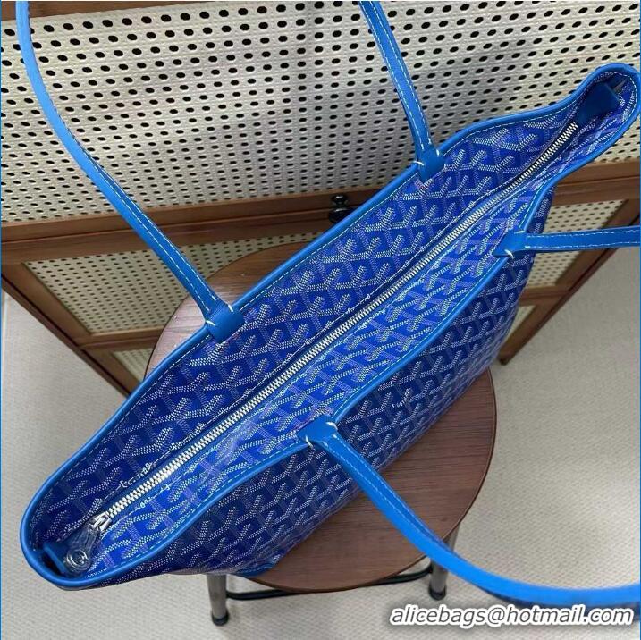 Modern Goyard Artois Original Zipper Bag GM 00319 Light Blue