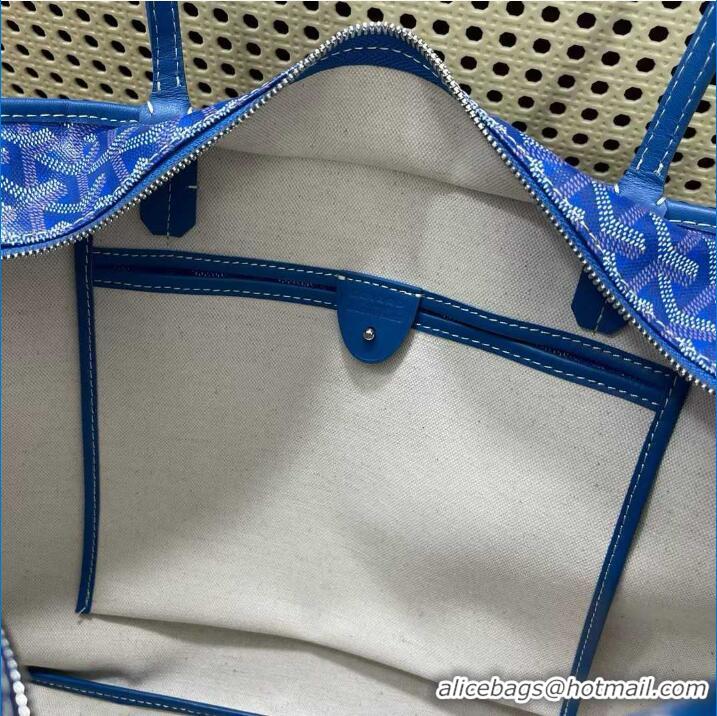 Modern Goyard Artois Original Zipper Bag GM 00319 Light Blue