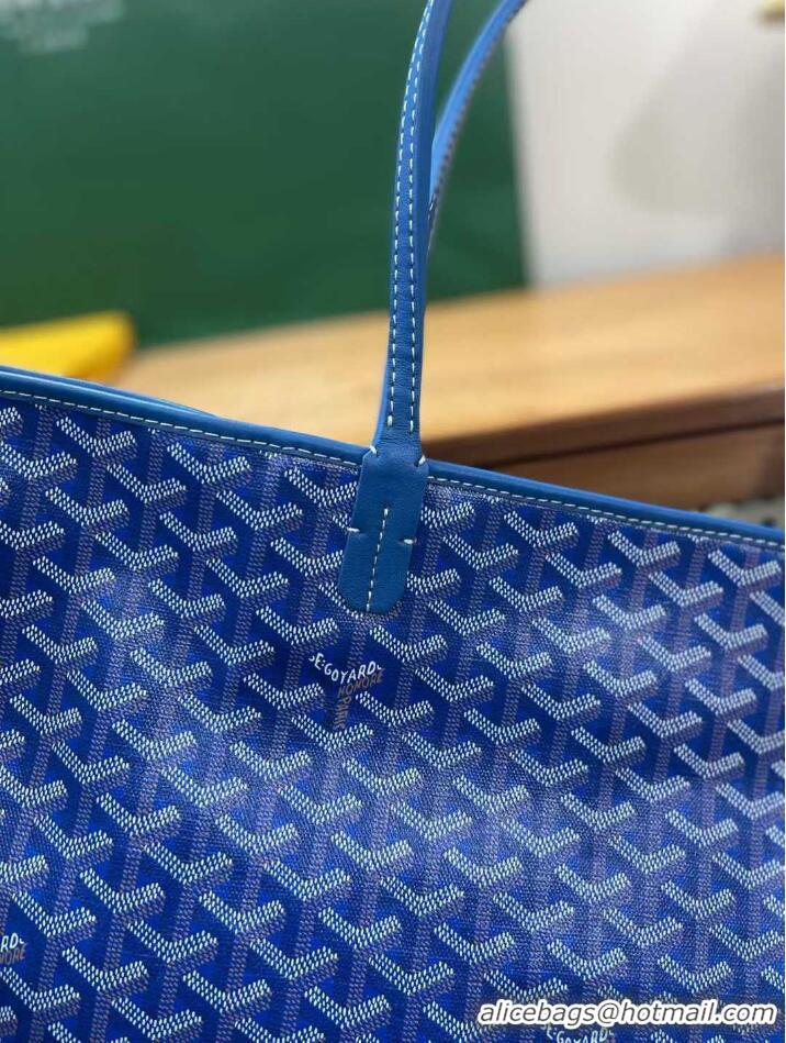 Modern Goyard Artois Original Zipper Bag GM 00319 Light Blue