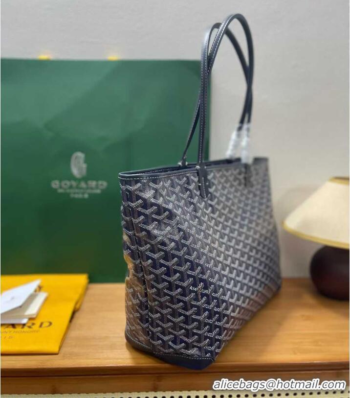 Hot Style Goyard Artois Original Zipper Bag GM 00319 Navy Blue