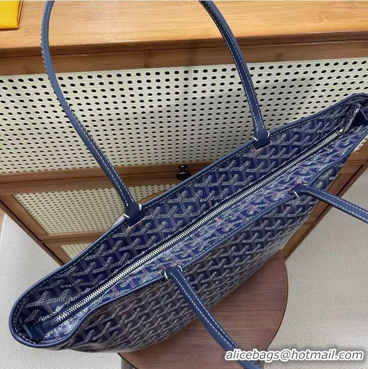 Hot Style Goyard Artois Original Zipper Bag GM 00319 Navy Blue