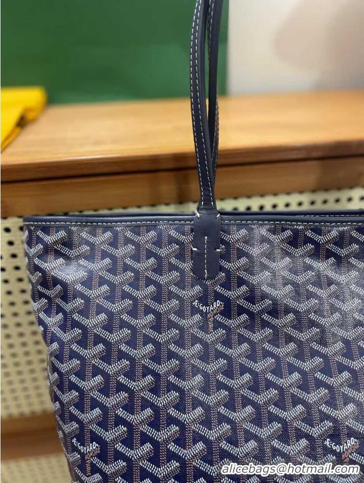 Hot Style Goyard Artois Original Zipper Bag GM 00319 Navy Blue