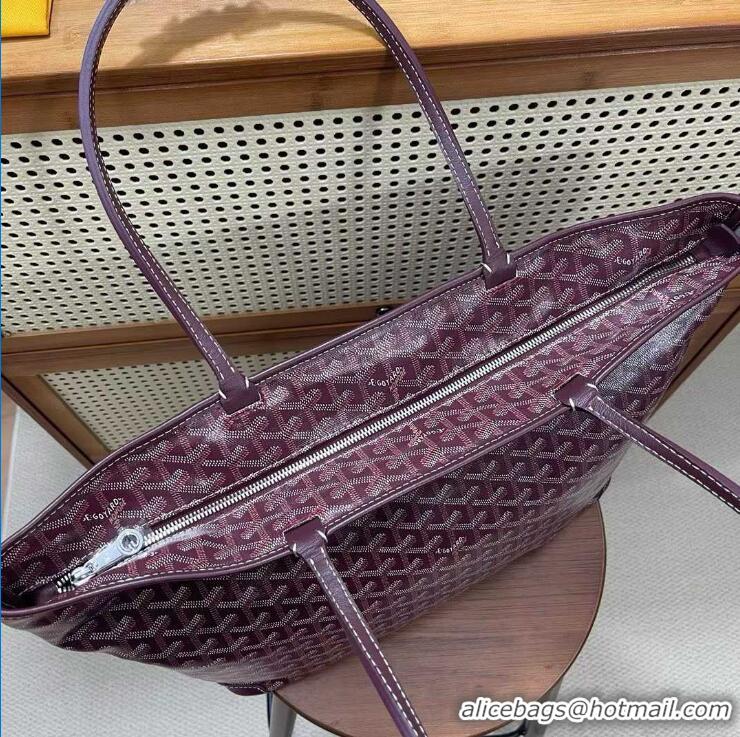 Sophisticated Goyard Artois Original Zipper Bag GM 00319 Bungundy