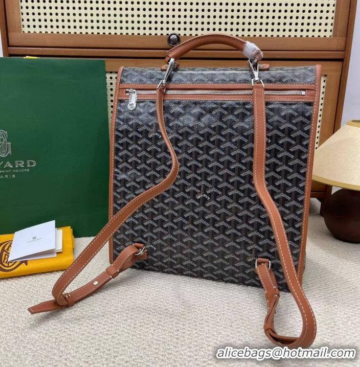 Luxury New Goyard Original Saint Lager Bag 8984 Black And Tan