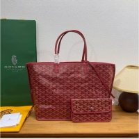 ​Grade Product Goyard Original Anjou Reversible Bag PM 2399 Red