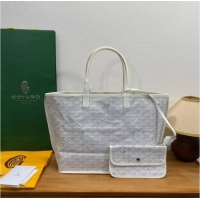 Inexpensive Goyard Original Anjou Reversible Bag PM 2399 White