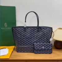 ​Best Discount Goyard Original Anjou Reversible Bag PM 2399 Navy Blue