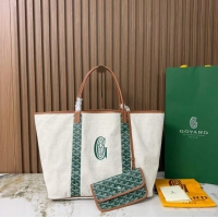 Shop Discount Goyard Anjou St Louis Pertuis Tote Bag GM 2159 Green