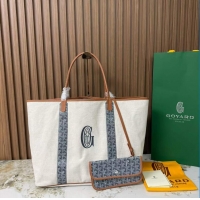 ​Hot Sell Goyard Anjou St Louis Pertuis Tote Bag GM 2159 Dark Grey