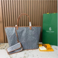 ​Hot Sell Goyard Anjou St Louis Pertuis Tote Bag GM 2159 Dark Grey