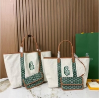 Buy Discount Goyard Anjou Saint Louis Pertuis Tote Bag PM 2159 Green