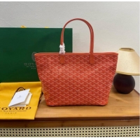 Best Product Goyard Artois Original Zipper Bag 00319 Orange